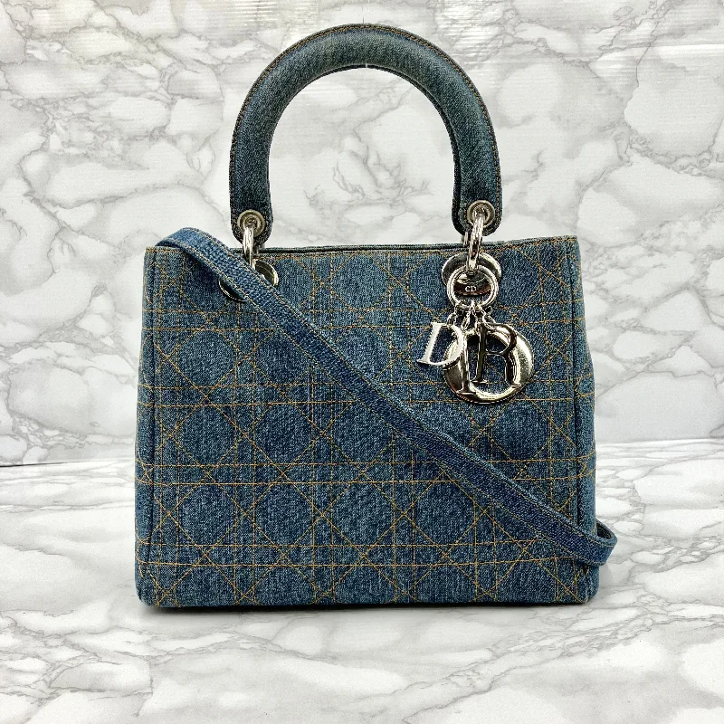 Christian Dior 2way Lady Dior Denim