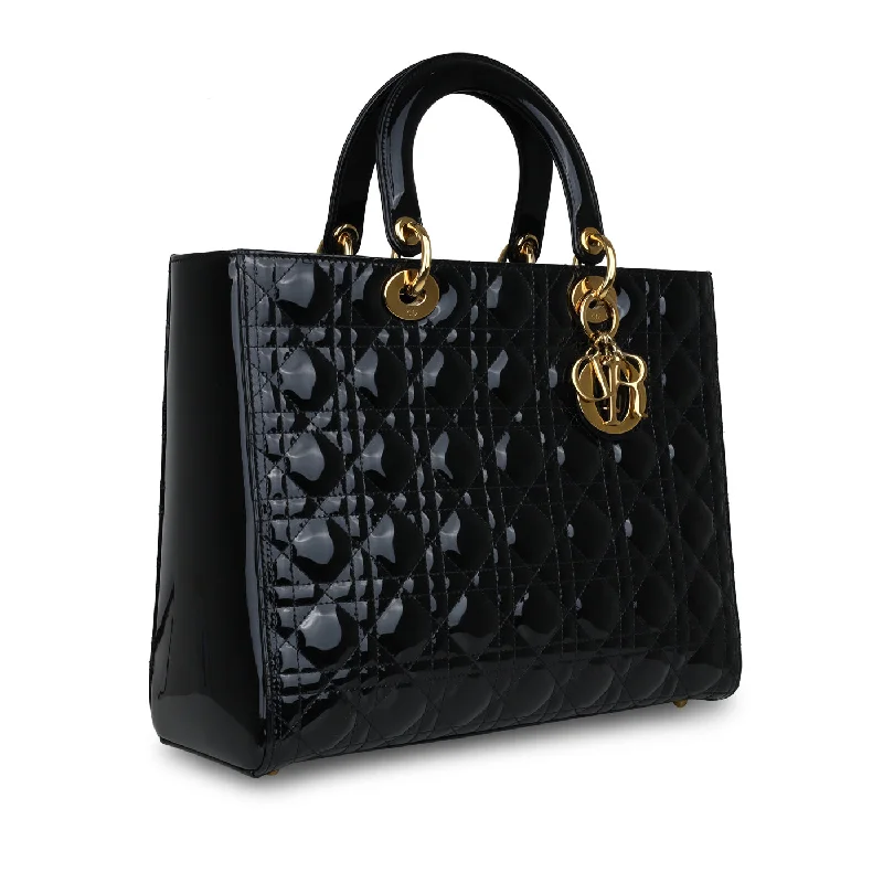 Patent Lady Dior - Large